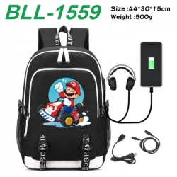 Super Mario Game Canvas Backpa...