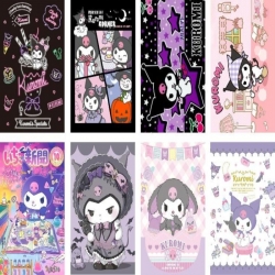 Kuromi Embossed poster 8 pcs a...