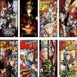 Black clover Embossed poster 8...