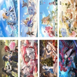 Mingchao Embossed poster 8 pcs...