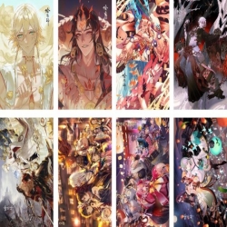 Onmyoji Embossed poster 8 pcs ...