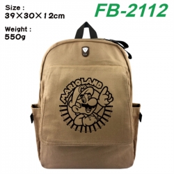 Super Mario Canvas Flip Backpa...