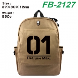 Hatsune Miku Canvas Flip Backp...
