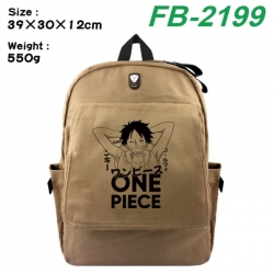One Piece Canvas Flip Backpack...