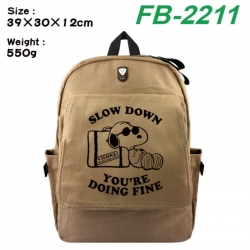 Peanuts‌ Canvas Flip Backpack ...