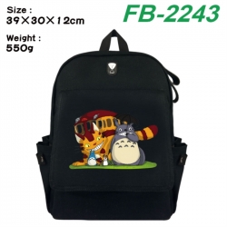 TOTORO Canvas Flip Backpack St...