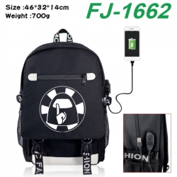 Among Us canvas USB backpack c...