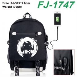 Hatsune Miku canvas USB backpa...
