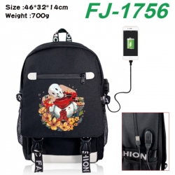 Undertale canvas USB backpack ...