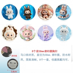Labubu Anime round scrub film ...
