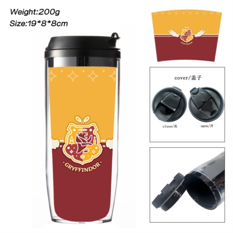 Harry Potter Anime double-layer insulated water bottle and cup 350ML