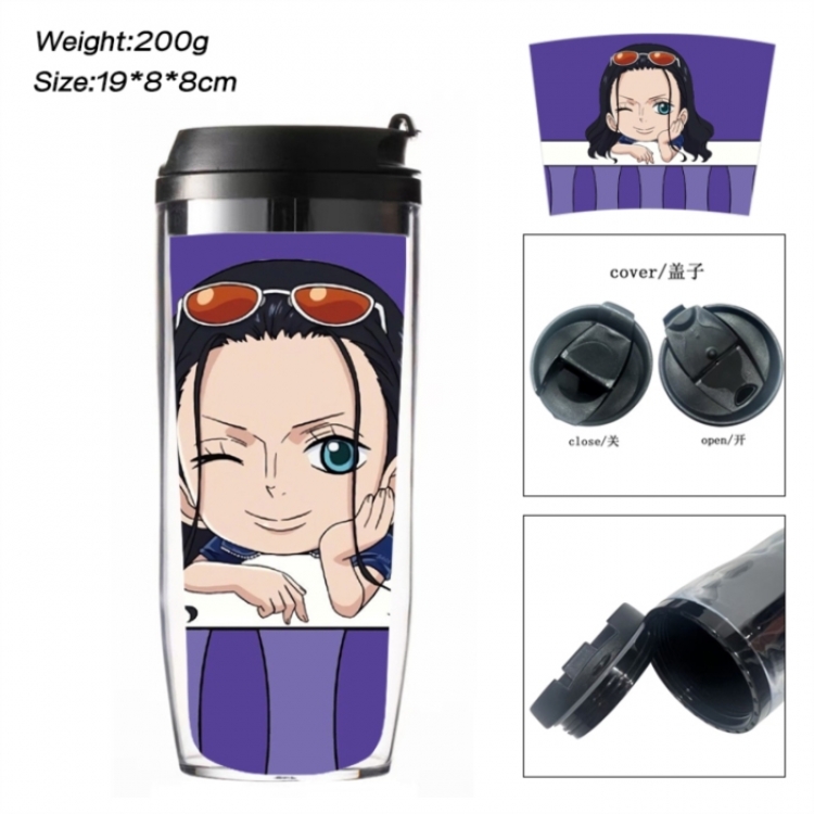 One Piece Anime double-layer insulated water bottle and cup 350ML