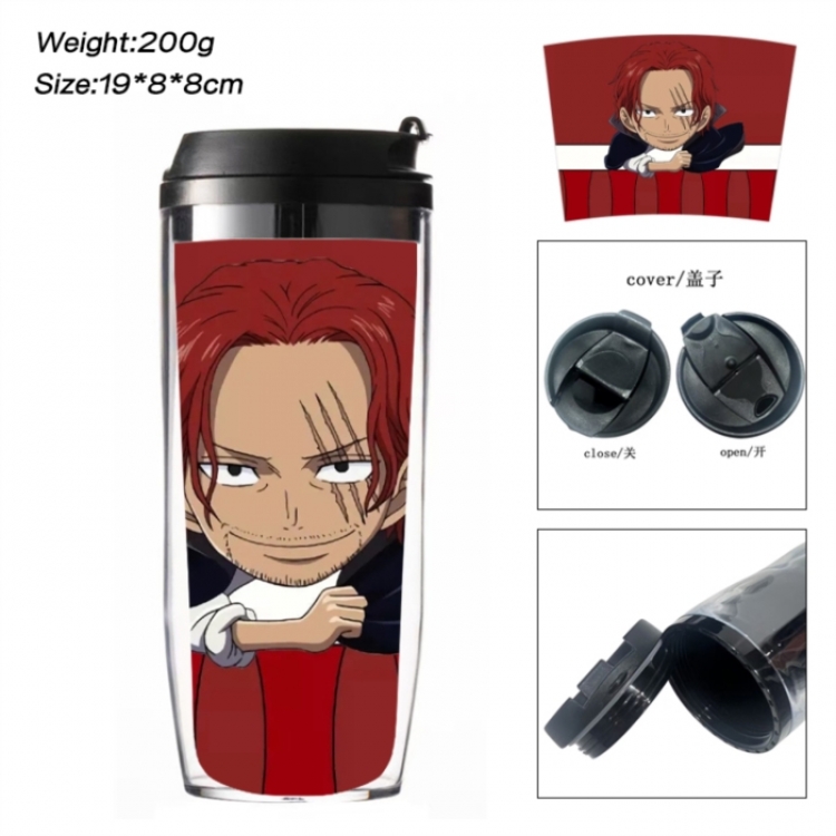 One Piece Anime double-layer insulated water bottle and cup 350ML