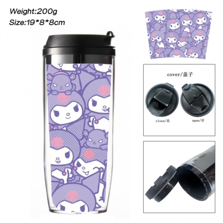 Sanrio Anime double-layer insulated water bottle and cup 350ML