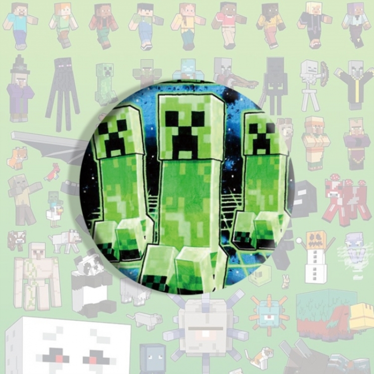 Minecraft Anime tinplate brooch badge price for 5 pcs