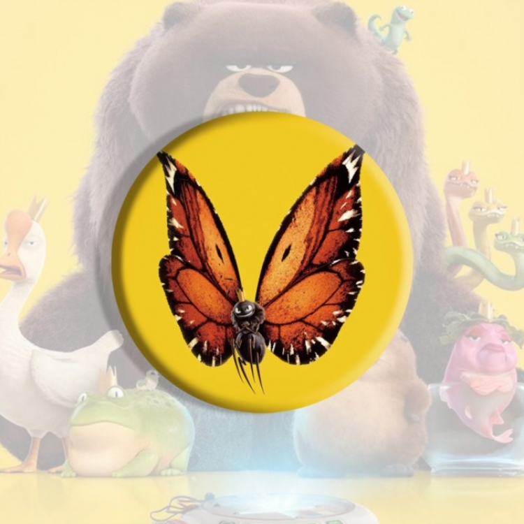 Hoppers Foldable Anime tinplate brooch badge price for 5 pcs