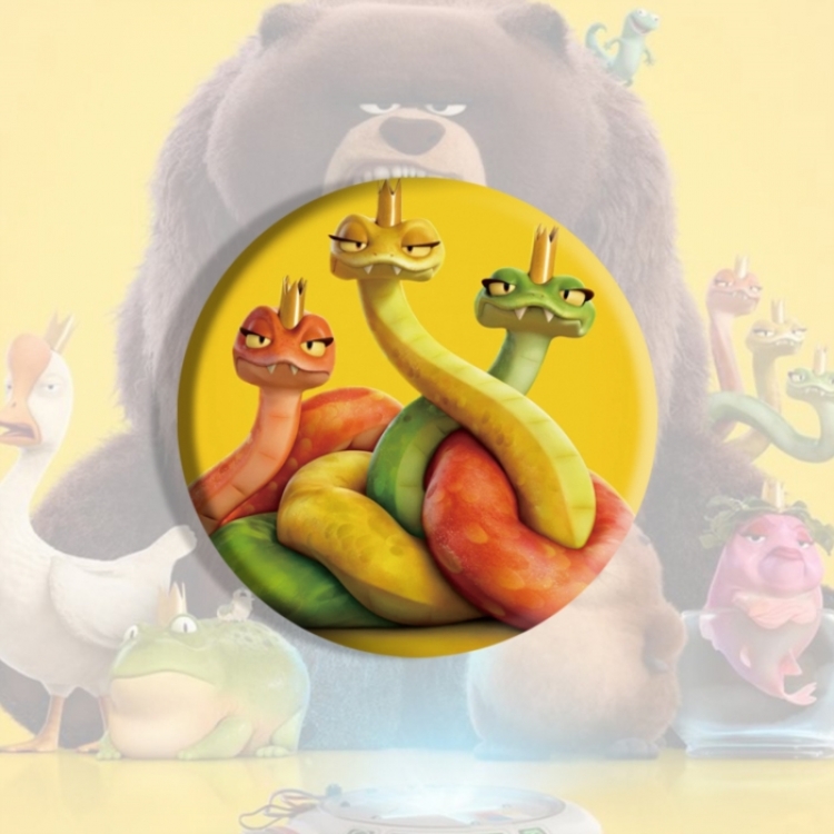 Hoppers Foldable Anime tinplate brooch badge price for 5 pcs