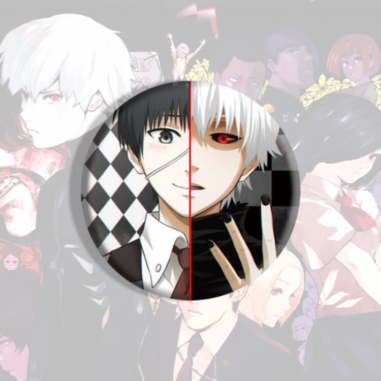 Tokyo Ghoul Anime tinplate brooch badge price for 5 pcs