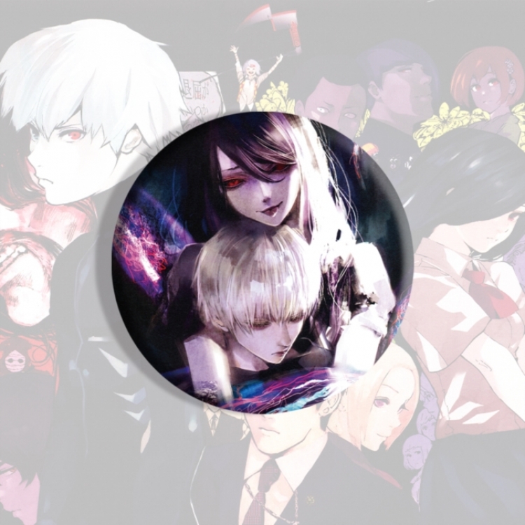 Tokyo Ghoul Anime tinplate brooch badge price for 5 pcs