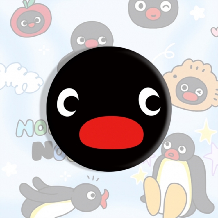 Pingu Anime tinplate brooch badge price for 5 pcs
