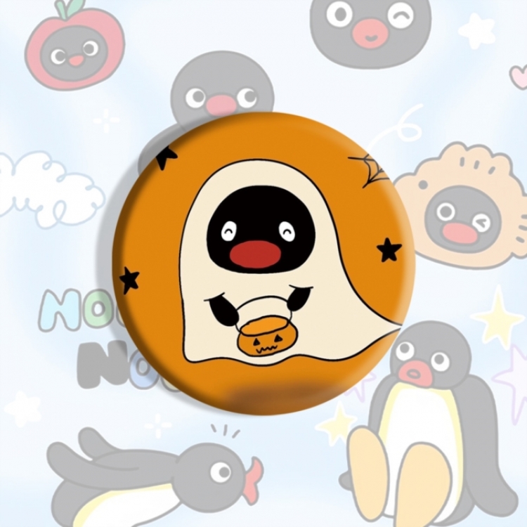Pingu Anime tinplate brooch badge price for 5 pcs