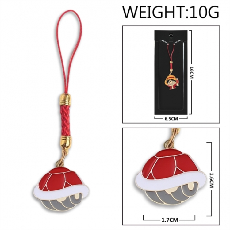 Super Mario Anime peripheral colorful drip oil alloy machine rope pendant price for 5 pcs