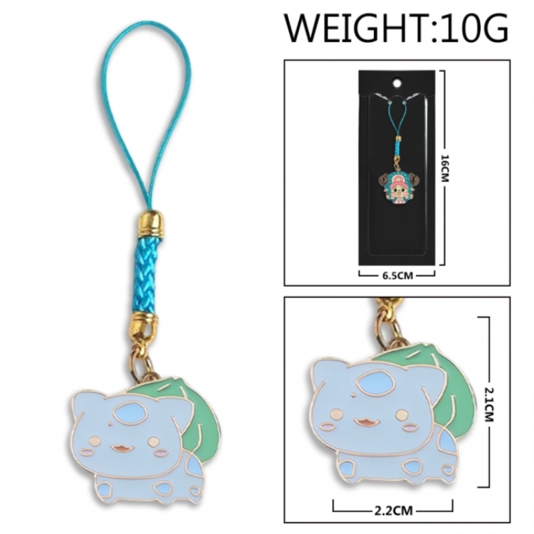 Pokemon Anime peripheral colorful drip oil alloy machine rope pendant price for 5 pcs