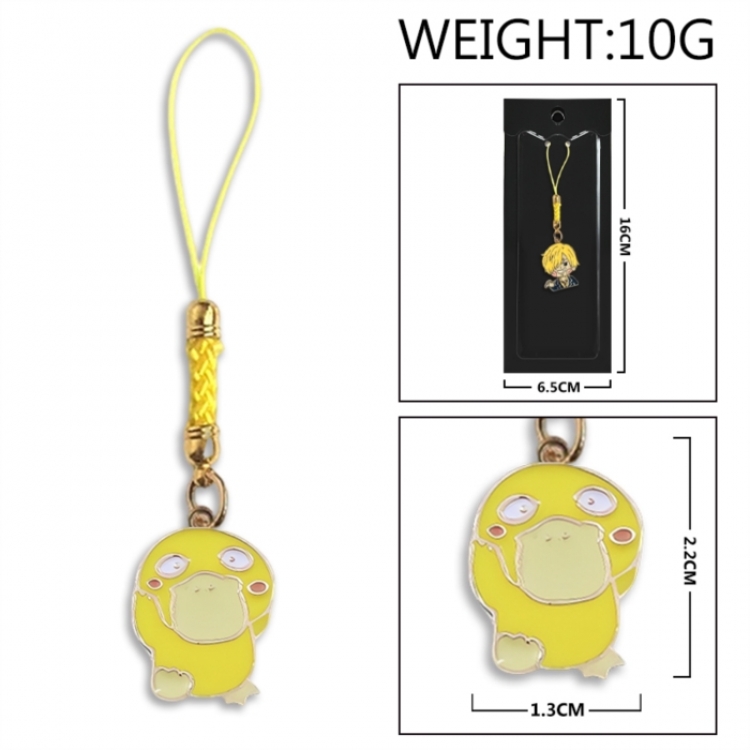 Pokemon Anime peripheral colorful drip oil alloy machine rope pendant price for 5 pcs