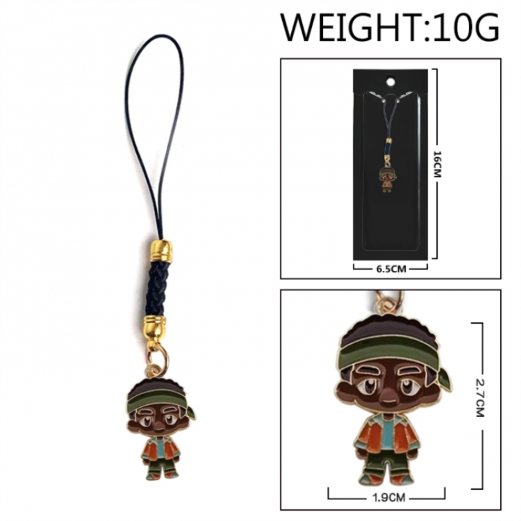 Stranger Things Anime peripheral colorful drip oil alloy machine rope pendant price for 5 pcs