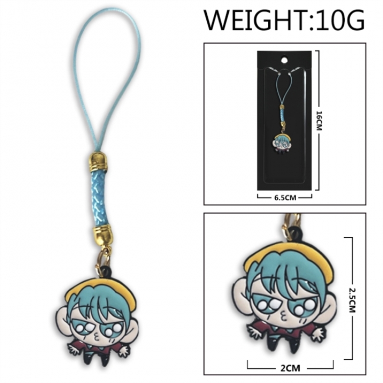 K-Pop:Demon Hunters Anime peripheral colorful drip oil alloy machine rope pendant price for 5 pcs