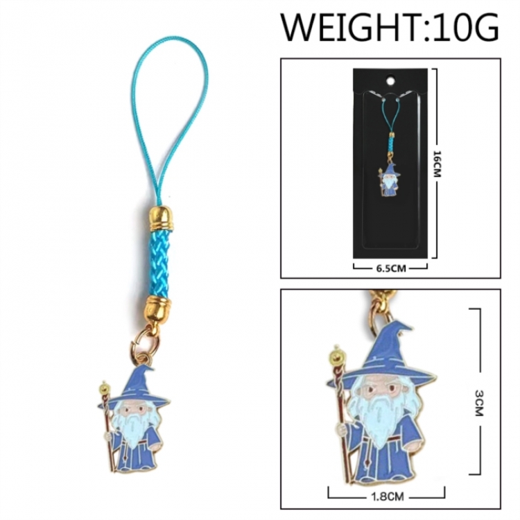 The Lord of the Rings Anime peripheral colorful drip oil alloy machine rope pendant price for 5 pcs