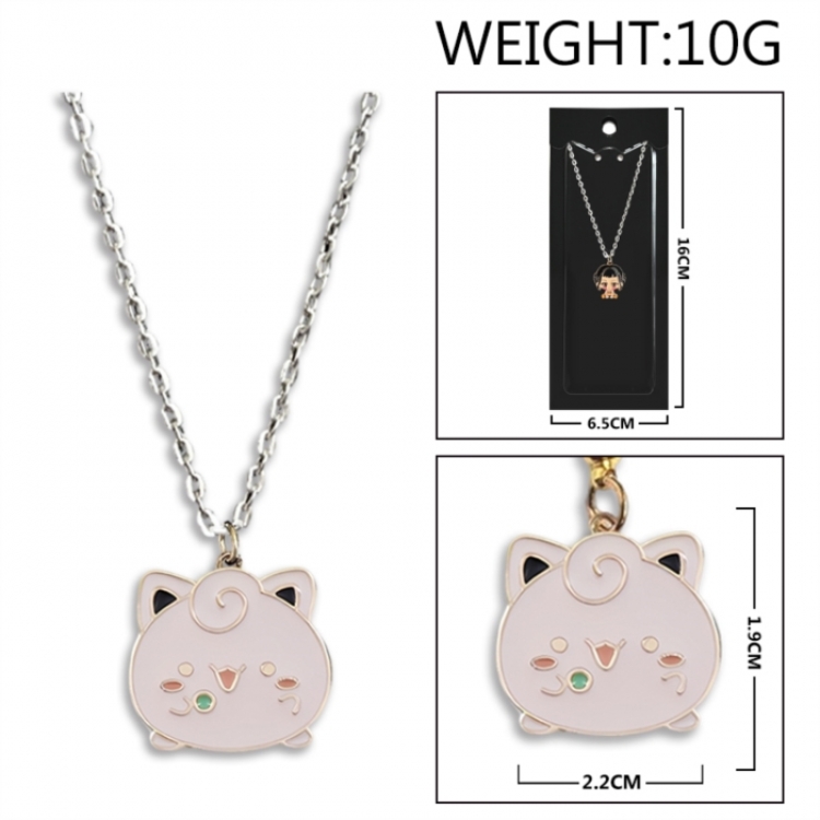 Pokemon Anime peripheral colorful drip oil alloy necklace price for 5 pcs