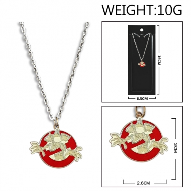Stranger Things Anime peripheral colorful drip oil alloy necklace price for 5 pcs