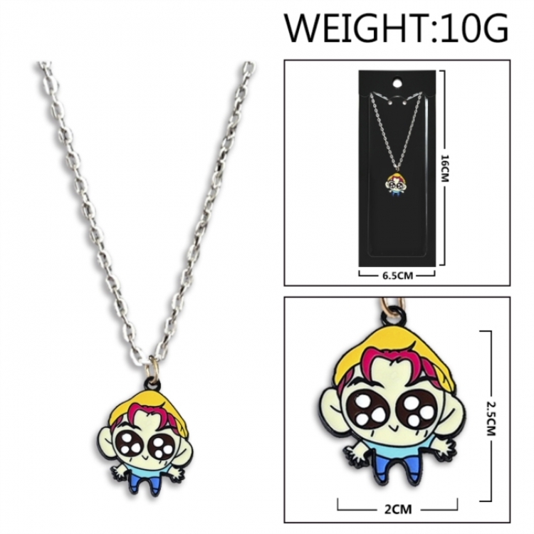 K-Pop:Demon Hunters Anime peripheral colorful drip oil alloy necklace price for 5 pcs