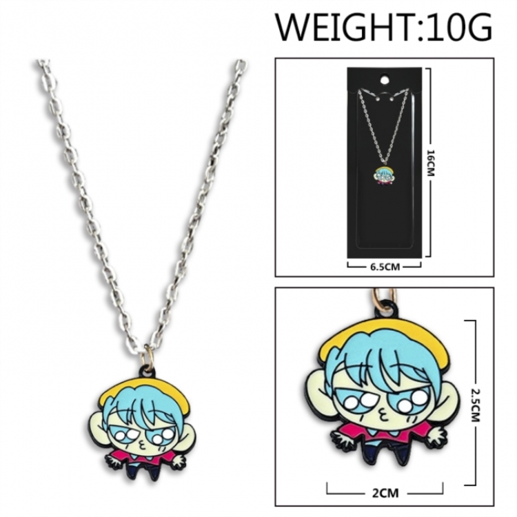 K-Pop:Demon Hunters Anime peripheral colorful drip oil alloy necklace price for 5 pcs