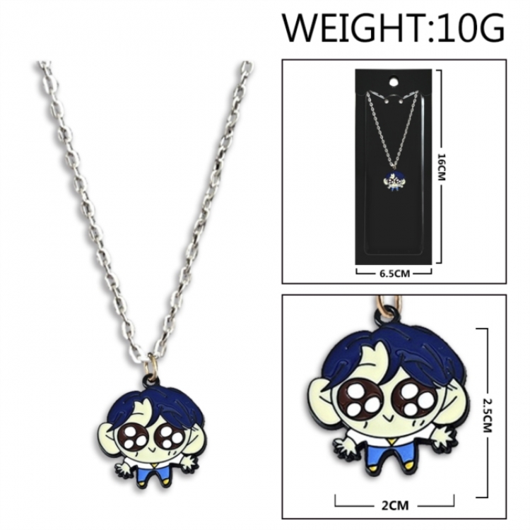 K-Pop:Demon Hunters Anime peripheral colorful drip oil alloy necklace price for 5 pcs