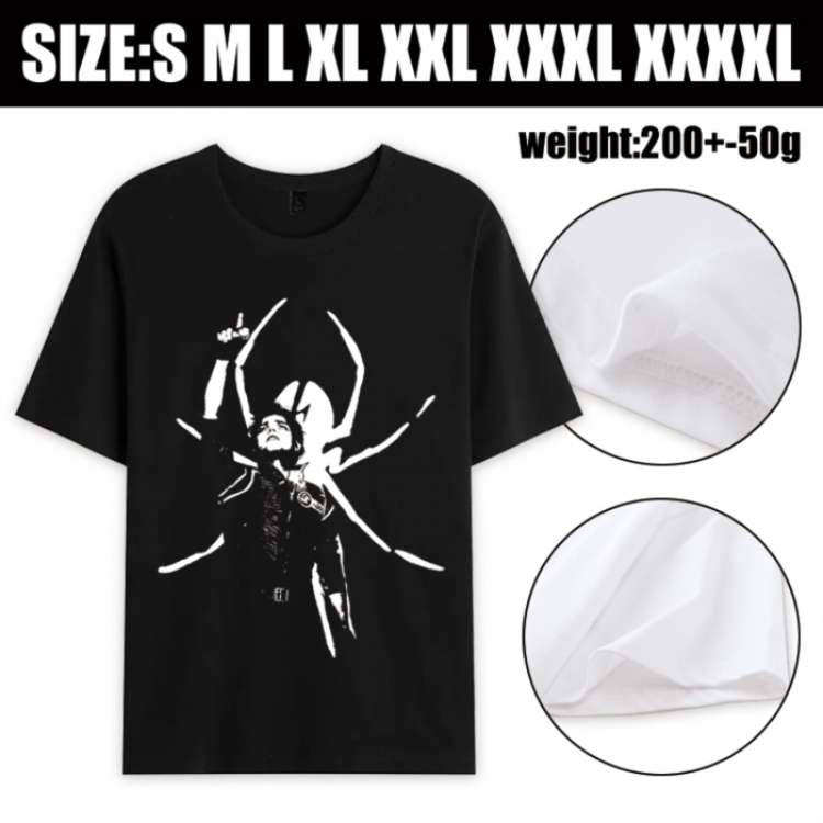 My chemical romance Anime printed pure cotton short sleeved T-shirt from S to 4XL