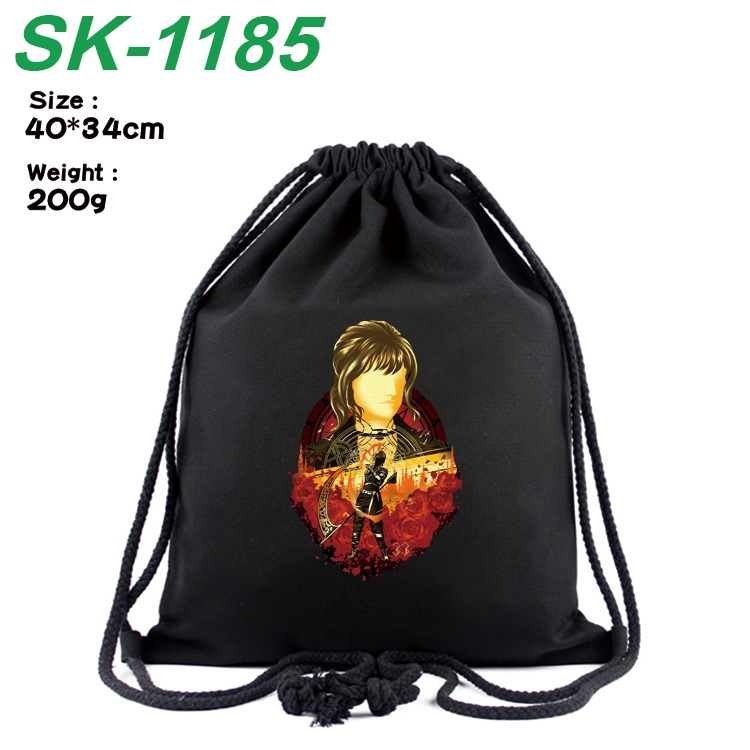 Clair Obscur: Expedition 33  Anime Coloring Book Drawstring Backpack 40X34cm 200g