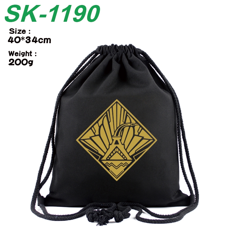 Clair Obscur: Expedition 33  Anime Coloring Book Drawstring Backpack 40X34cm 200g