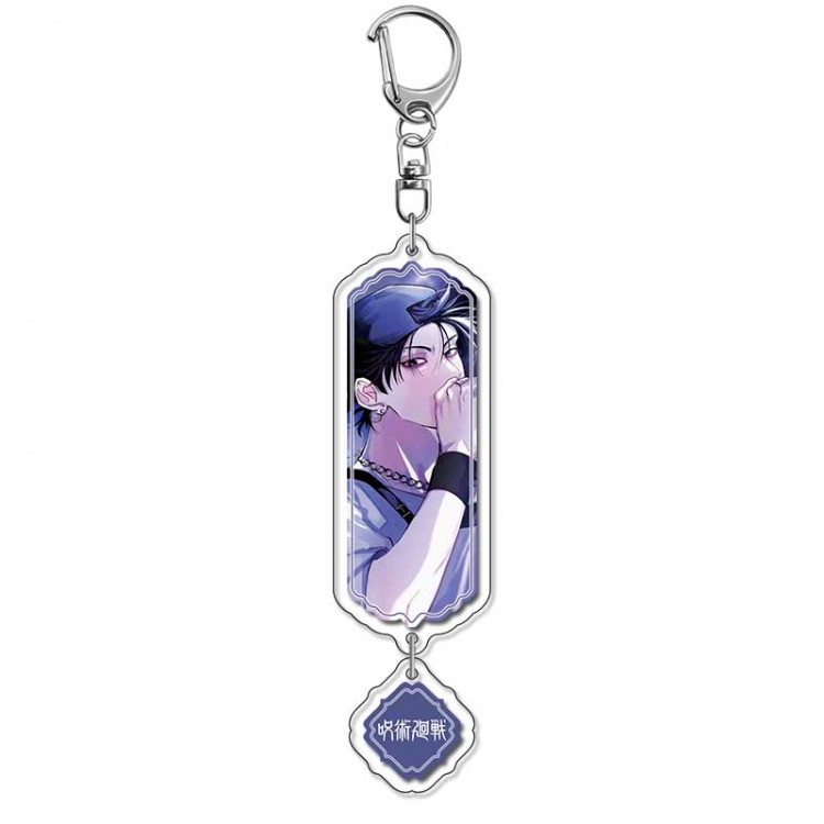 Jujutsu Kaisen Anime peripheral acrylic keychain Long pendant 8.5cm price for 5 pcs