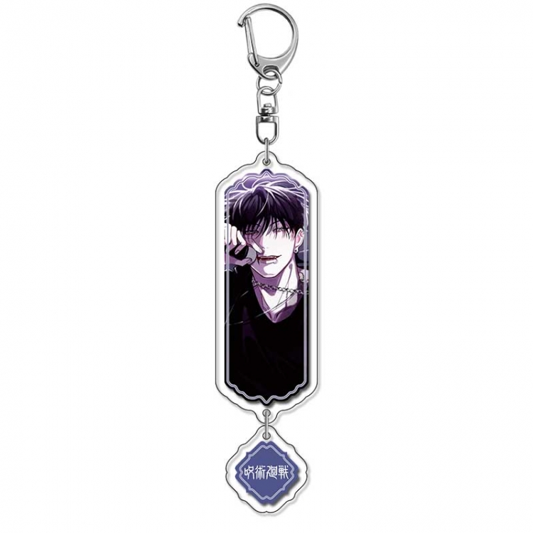 Jujutsu Kaisen Anime peripheral acrylic keychain Long pendant 8.5cm price for 5 pcs