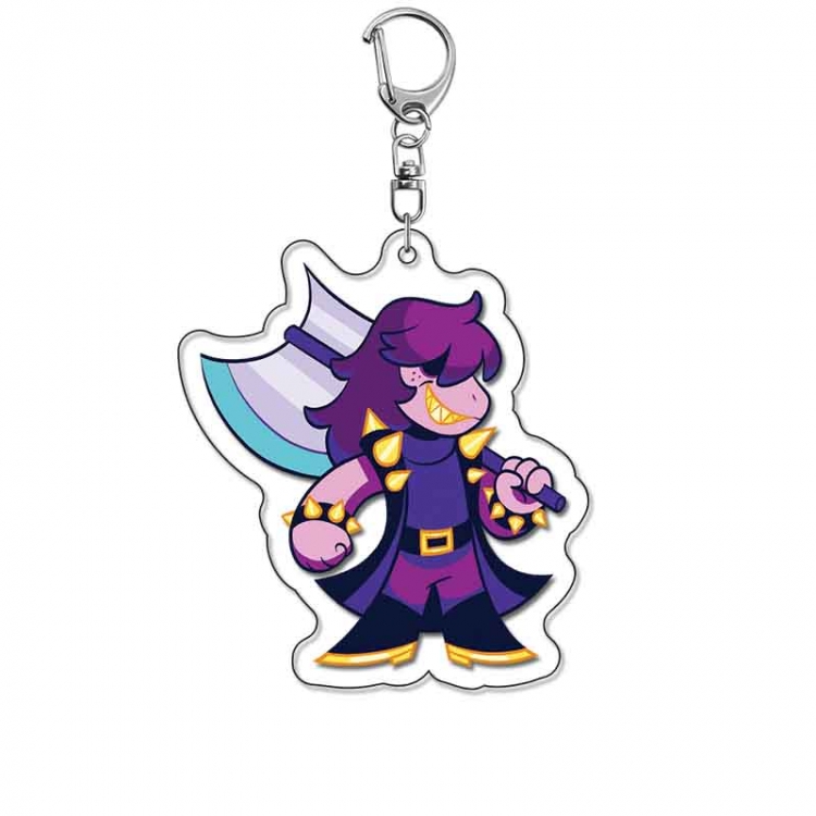 Triangular Rune Anime Acrylic Keychain Charm price for 5 pcs