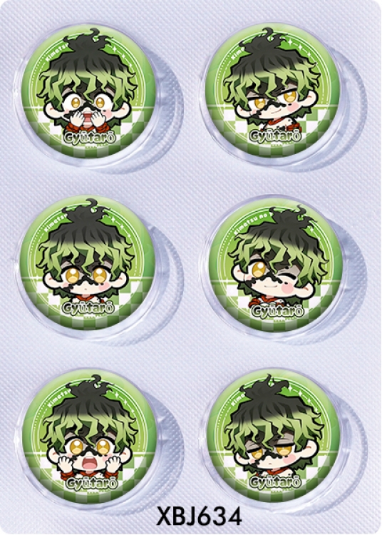 Demon Slayer Kimets Anime peripheral pill bar badge 25mm a set of 6 price for 5 sets