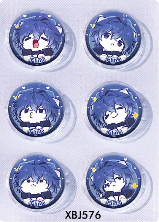Jujutsu Kaisen  Anime peripheral pill bar badge 25mm a set of 6 price for 5 sets 