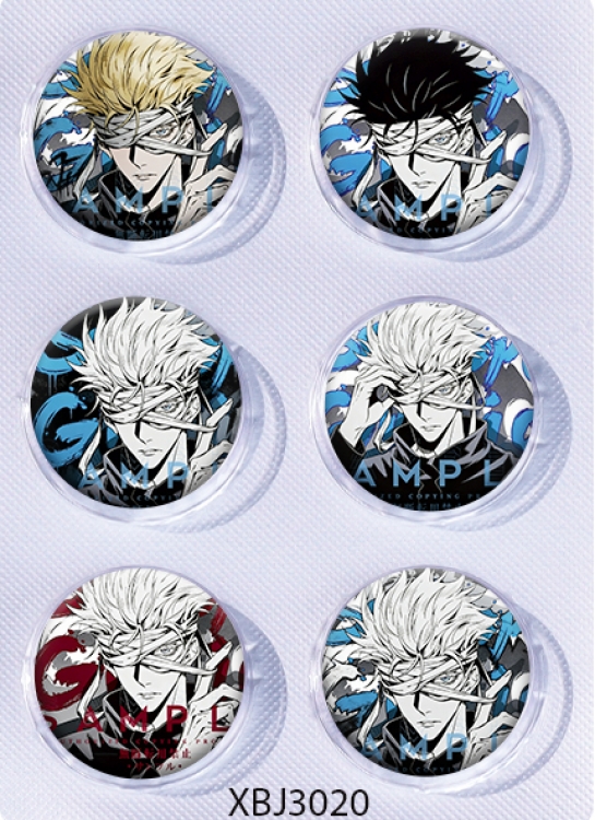 Jujutsu Kaisen  Anime peripheral pill bar badge 25mm a set of 6 price for 5 sets