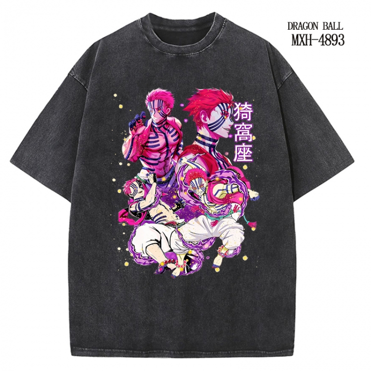 Demon Slayer Kimets Anime peripheral pure cotton washed and worn T-shirt from S to 2XL