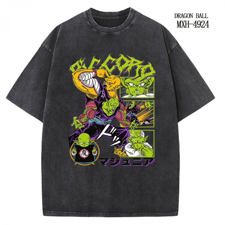 DRAGON BALL Anime peripheral pure cotton washed and worn T-shirt from S to 2XL