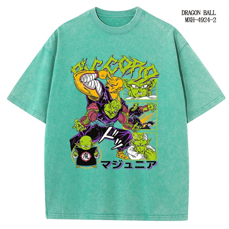 DRAGON BALL Anime peripheral pure cotton washed and worn T-shirt from S to 2XL