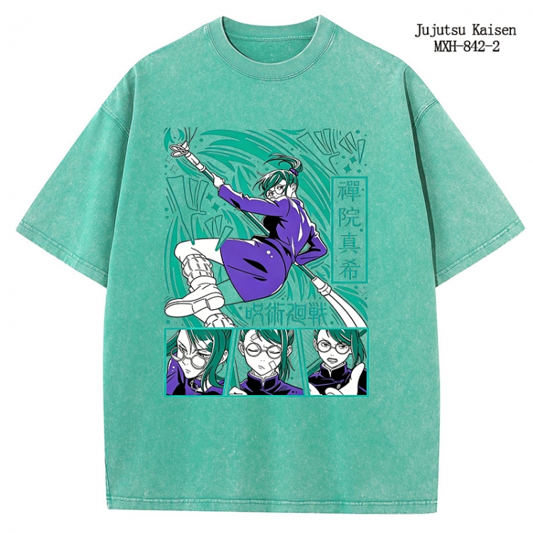 Jujutsu Kaisen Anime peripheral pure cotton washed and worn T-shirt from S to 2XL