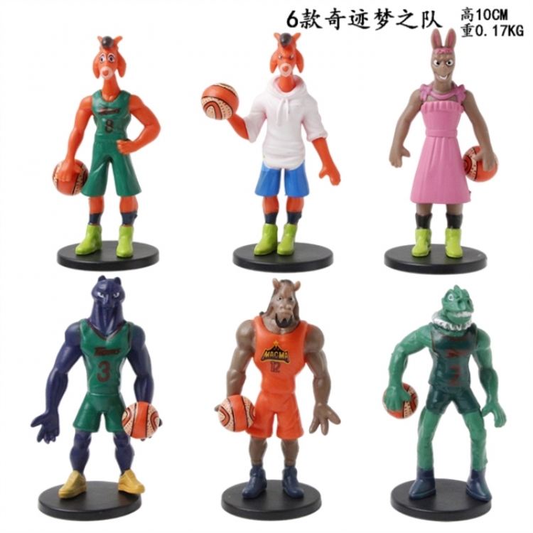 GOAT Bagged Figure Decoration Model 10cm a set of 6